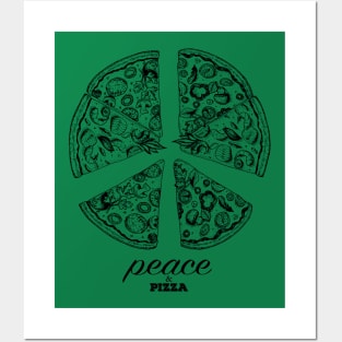 Peace & Pizza Posters and Art